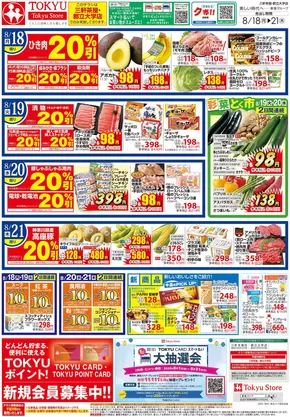 世田谷区での東急ストアのカタログ | 掘り出し物ハンターのためのオファー | 2025-08-17T00:00:00.000Z - 2025-08-21T00:00:00.000Z
