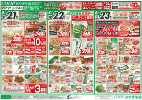新庄市でのみやぎ生活協同組合のカタログ | チラシ | 2025-08-21T00:00:00.000Z - 2025-08-24T00:00:00.000Z