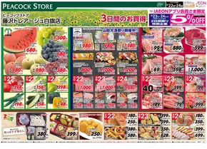 大田原市でのピーコックストアのカタログ | 排他的な取引と掘り出し物 | 2025-08-21T00:00:00.000Z - 2025-08-24T00:00:00.000Z