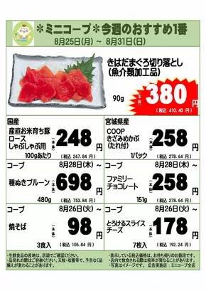 コープみらいのカタログ | 今すぐ私たちの取引で節約 | 2025-08-24T00:00:00.000Z - 2025-08-31T00:00:00.000Z