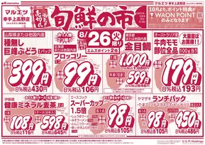 吉川市でのマルエツのカタログ | トップディールと割引 | 2025-08-25T00:00:00.000Z - 2025-08-28T00:00:00.000Z