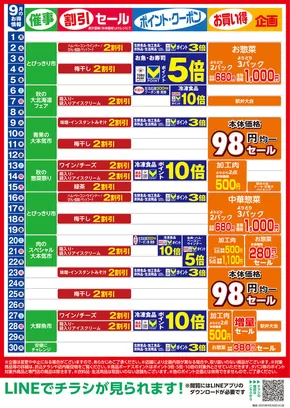 春日部市での東武ストアのカタログ | すべてのお客様のためのトップディール | 2025-09-01T00:00:00.000Z - 2025-09-30T00:00:00.000Z
