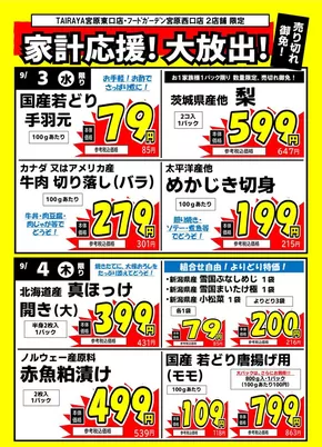さいたま市でのたいらやのカタログ | 私たちの最高の掘り出し物 | 2025-09-03T00:00:00.000Z - 2025-09-17T00:00:00.000Z