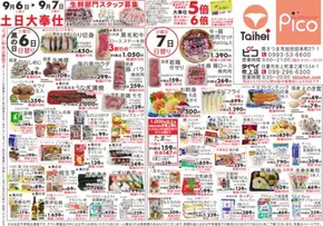 熊本市でのピコのカタログ | ピコ チラシ | 2025-09-06T00:00:00.000Z - 2025-09-07T00:00:00.000Z