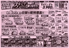 ふじみ野市でのスーパーみらべるのカタログ | あなたのための私たちの最高のオファー | 2025-09-06T00:00:00.000Z - 2025-09-20T00:00:00.000Z