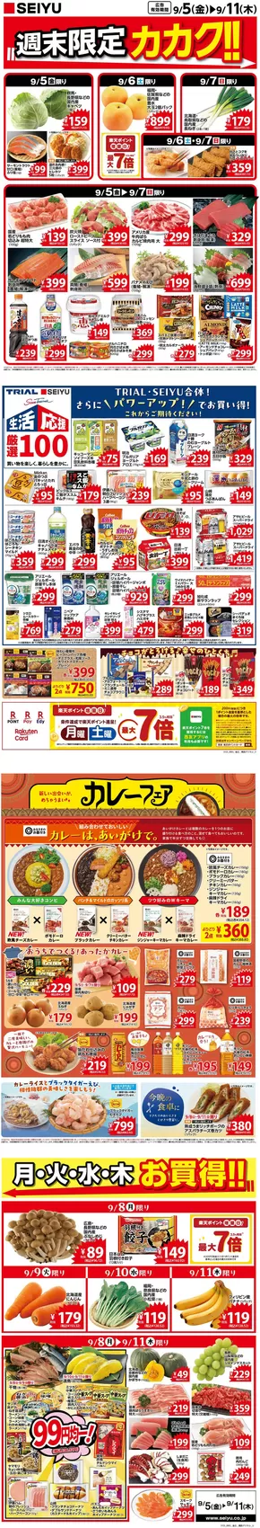 福岡市での西友のカタログ | 排他的な掘り出し物 | 2025-09-06T00:00:00.000Z - 2025-09-20T00:00:00.000Z