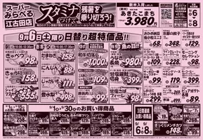西宮市でのスーパーみらべるのカタログ | スーパーみらべる チラシ | 2025-09-07T00:00:00.000Z - 2025-09-21T00:00:00.000Z