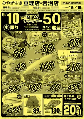 浜田市でのみやぎ生活協同組合のカタログ | 排他的な掘り出し物 | 2025-09-09T00:00:00.000Z - 2025-09-10T00:00:00.000Z