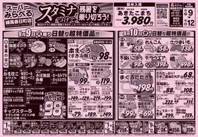 西東京市でのスーパーみらべるのカタログ | 掘り出し物ハンターのための素晴らしいオファー | 2025-09-09T00:00:00.000Z - 2025-09-23T00:00:00.000Z