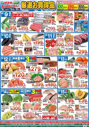 牛久市でのたいらやのカタログ | トップディールと割引 | 2025-09-09T00:00:00.000Z - 2025-09-23T00:00:00.000Z