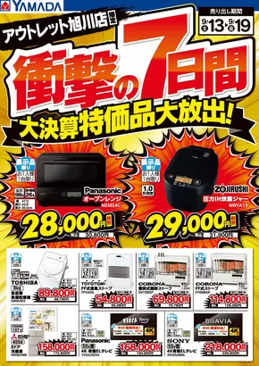 ヤマダ電機のカタログ | 割引とプロモーション | 2025-09-12T00:00:00.000Z - 2025-09-19T00:00:00.000Z