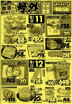 アオキスーパーのカタログ | 割引とプロモーション | 2025-09-13T00:00:00.000Z - 2025-09-27T00:00:00.000Z