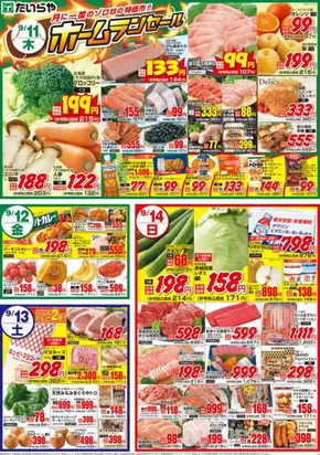 河内郡でのたいらやのカタログ | 私たちのお客様のための排他的な取引 | 2025-09-13T00:00:00.000Z - 2025-09-27T00:00:00.000Z