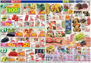 北秋田市での東武ストアのカタログ | すべての人のための魅力的な特別オファー | 2025-09-20T00:00:00.000Z - 2025-09-22T00:00:00.000Z