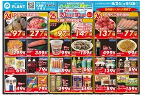 スーパーセンタープラント チラシ