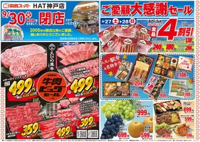 関西スーパーマーケットのカタログ | 豊富なオファーの選択 | 2025-09-26T00:00:00.000Z - 2025-09-30T00:00:00.000Z