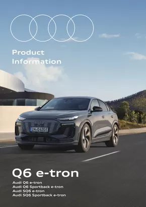 札幌市でのアウディのカタログ | Q6e tron SQ6e tron Information | 2025-10-06T00:00:00.000Z - 2025-10-20T00:00:00.000Z