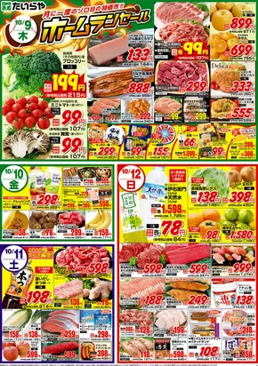 大田原市でのたいらやのカタログ | 私たちの最高の掘り出し物 | 2025-10-09T00:00:00.000Z - 2025-10-23T00:00:00.000Z