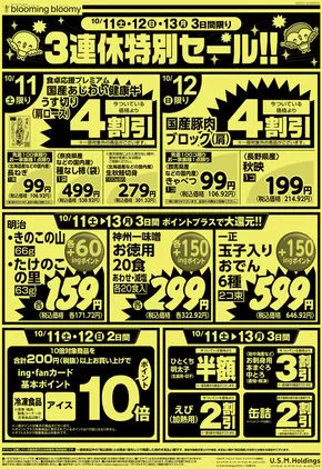 日の出町でのいなげやのカタログ | 魅力的なオファーを発見する | 2025-10-11T00:00:00.000Z - 2025-10-14T00:00:00.000Z
