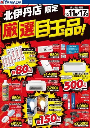 尼崎市でのヤマダ電機のカタログ | 排他的な掘り出し物 | 2025-10-10T00:00:00.000Z - 2025-10-17T00:00:00.000Z