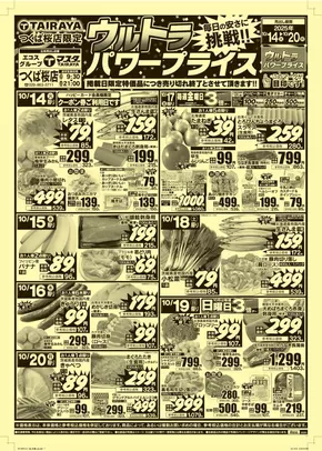 東大和市でのたいらやのカタログ | あなたのための特別オファー | 2025-10-14T00:00:00.000Z - 2025-10-28T00:00:00.000Z