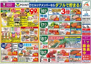 桶川市でのマルエドラッグのカタログ | JA-F×前橋川原 10.14号 日替わり | 2025-10-13T00:00:00.000Z - 2025-10-19T00:00:00.000Z