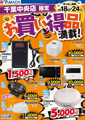 札幌市でのヤマダ電機のカタログ | 排他的な掘り出し物 | 2025-10-17T00:00:00.000Z - 2025-10-24T00:00:00.000Z