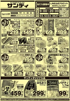 サンディのカタログ | 割引とプロモーション | 2025-10-21T00:00:00.000Z - 2025-11-04T00:00:00.000Z