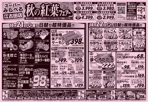 スーパーみらべるのカタログ | すべてのお客様のためのトップディール | 2025-10-22T00:00:00.000Z - 2025-11-05T00:00:00.000Z