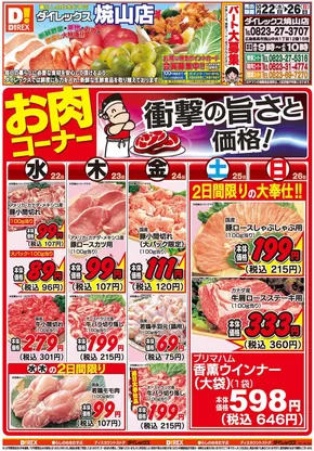 玉村町でのダイレックスのカタログ | 現在の特別プロモーション | 2025-10-22T00:00:00.000Z - 2025-11-05T00:00:00.000Z