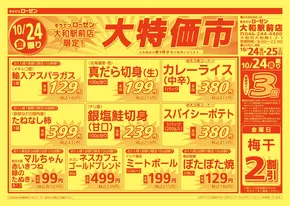 海老名市での相鉄ローゼンのカタログ | 現在の取引とオファー | 2025-10-23T00:00:00.000Z - 2025-10-25T00:00:00.000Z