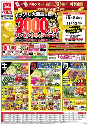 入間郡でのベルクのカタログ | ベルク チラシ | 2025-10-25T00:00:00.000Z - 2025-11-08T00:00:00.000Z