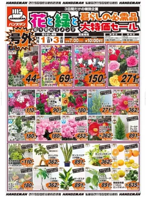 鹿児島市でのハンズマンのカタログ | 割引とプロモーション | 2025-10-31T00:00:00.000Z - 2025-11-03T00:00:00.000Z