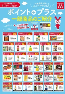 バローのカタログ | 2025/11/1(土)-2026/1/4(日) ポイントプラス商品のご紹介 | 2025-11-01T00:00:00.000Z - 2026-01-04T00:00:00.000Z