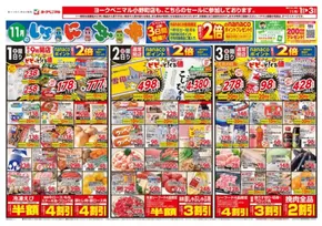 稲敷郡でのヨークベニマルのカタログ | 倹約家のためのトップオファー | 2025-11-01T00:00:00.000Z - 2025-11-03T00:00:00.000Z