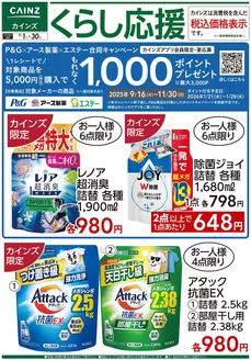 カインズホームのカタログ | デ）くらし応援 | 2025-10-31T00:00:00.000Z - 2025-11-30T00:00:00.000Z