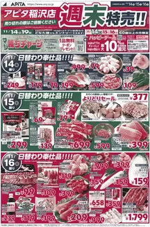 四條畷市でのアピタのカタログ | 倹約家のためのトップオファー | 2025-11-13T00:00:00.000Z - 2025-11-16T00:00:00.000Z