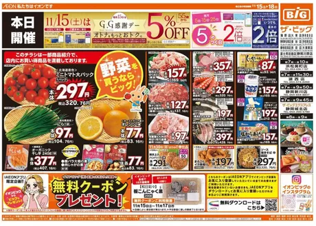 ザ・ビッグのカタログ | 豊富なオファーの選択 | 2025-11-15T00:00:00.000Z - 2025-11-18T00:00:00.000Z