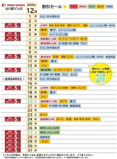 渋谷区での京王ストアのカタログ | 掘り出し物ハンターのためのオファー | 2025-12-01T00:00:00.000Z - 2025-12-31T00:00:00.000Z