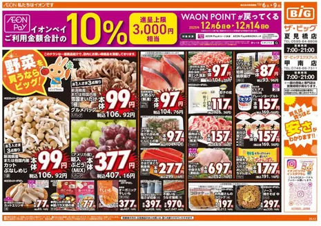 静岡市でのザ・ビッグのカタログ | すべてのお客様のための素晴らしいオファー | 2025-12-06T00:00:00.000Z - 2025-12-09T00:00:00.000Z