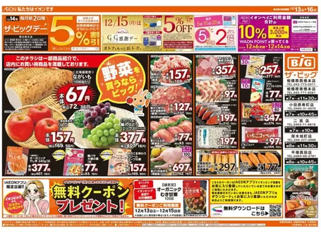 ザ・ビッグのカタログ | 魅力的なオファーを発見する | 2025-12-13T00:00:00.000Z - 2025-12-16T00:00:00.000Z