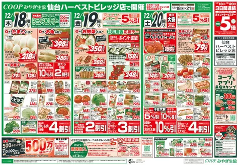 みやぎ生活協同組合のカタログ | 倹約家のためのトップオファー | 2025-12-18T00:00:00.000Z - 2025-12-21T00:00:00.000Z