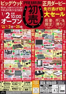 ビッグウッドのカタログ | 排他的な取引と掘り出し物 | 2026-01-01T00:00:00.000Z - 2026-01-25T00:00:00.000Z