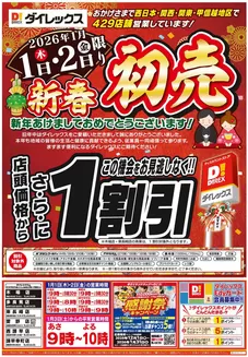 ダイレックスのカタログ | 掘り出し物ハンターのためのオファー | 2026-01-01T00:00:00.000Z - 2026-01-31T00:00:00.000Z