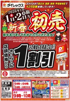 光市でのダイレックスのカタログ | 掘り出し物ハンターのためのオファー | 2026-01-01T00:00:00.000Z - 2026-01-31T00:00:00.000Z