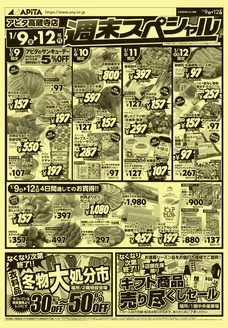 中野区でのアピタのカタログ | 倹約家のためのトップオファー | 2026-01-08T00:00:00.000Z - 2026-01-12T00:00:00.000Z