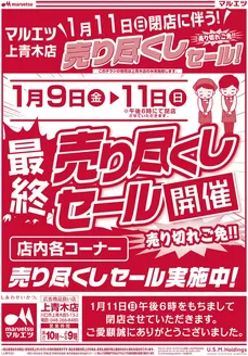 台東区でのマルエツのカタログ | 魅力的なオファーを発見する | 2026-01-08T00:00:00.000Z - 2026-01-11T00:00:00.000Z