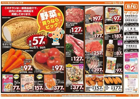 広島市でのザ・ビッグのカタログ | トップディールと割引 | 2026-01-23T00:00:00.000Z - 2026-01-27T00:00:00.000Z