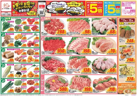 東金市でのクスリのアオキのカタログ | 現在の取引とオファー | 2026-02-11T00:00:00.000Z - 2026-02-15T00:00:00.000Z