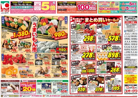 浜松市でのオークワのカタログ | 魅力的なオファーを発見する | 2026-02-12T00:00:00.000Z - 2026-02-16T00:00:00.000Z